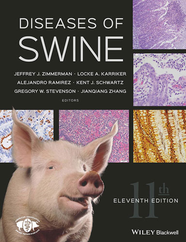 Front cover of Diseases of Swine (11th edition)